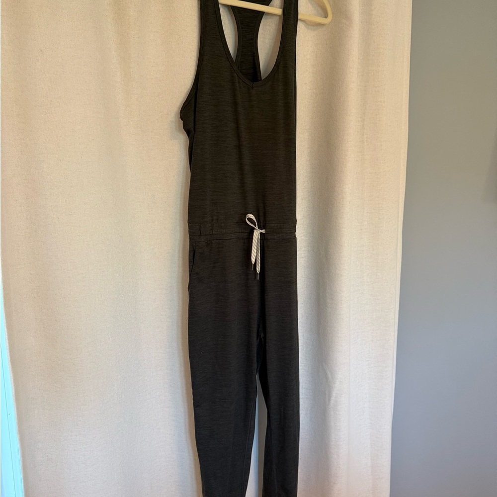 Vuori Charcoal Racer Back Jumpsuit